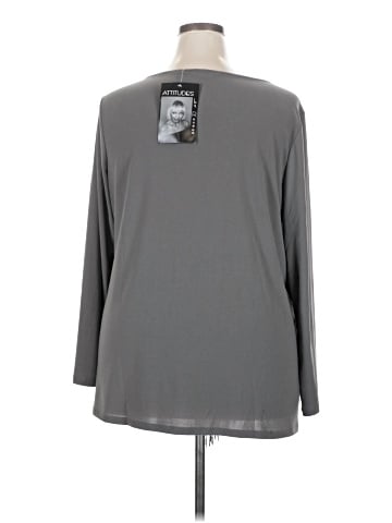 Attitudes by Renee 3/4 Sleeve Top (view 2)
