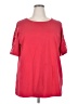 Quacker Factory Red Short Sleeve Top Size 2X - photo 1