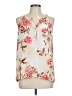 Tacera 100% Polyester Ivory Sleeveless Blouse Size L - photo 1
