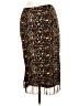 Ardene Animal Print Brown Casual Skirt Size L - photo 2