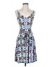 Assorted Brands Print Blue Casual Dress Size S - photo 1