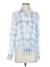 Rails 100% Rayon Blue Long Sleeve Polo Size S - photo 1