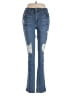 James Jeans Hearts Blue Jeans Size 27 waist - photo 1