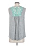 Pixley Silver Sleeveless T-Shirt Size S - photo 2