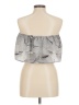 L'Atiste by Amy 100% Polyester Silver Tube Top Size M - photo 2