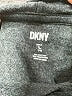 DKNY Black Gray Pullover Hoodie Size 12 - photo 3