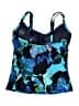 Athleta Floral Blue Swimsuit Top Size Sm - Lg (32D) - photo 2