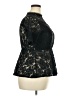 Tobrief Black Short Sleeve Blouse Size 2X - photo 4