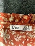Dex 100% Polyester Orange Long Sleeve Blouse Size S - photo 7