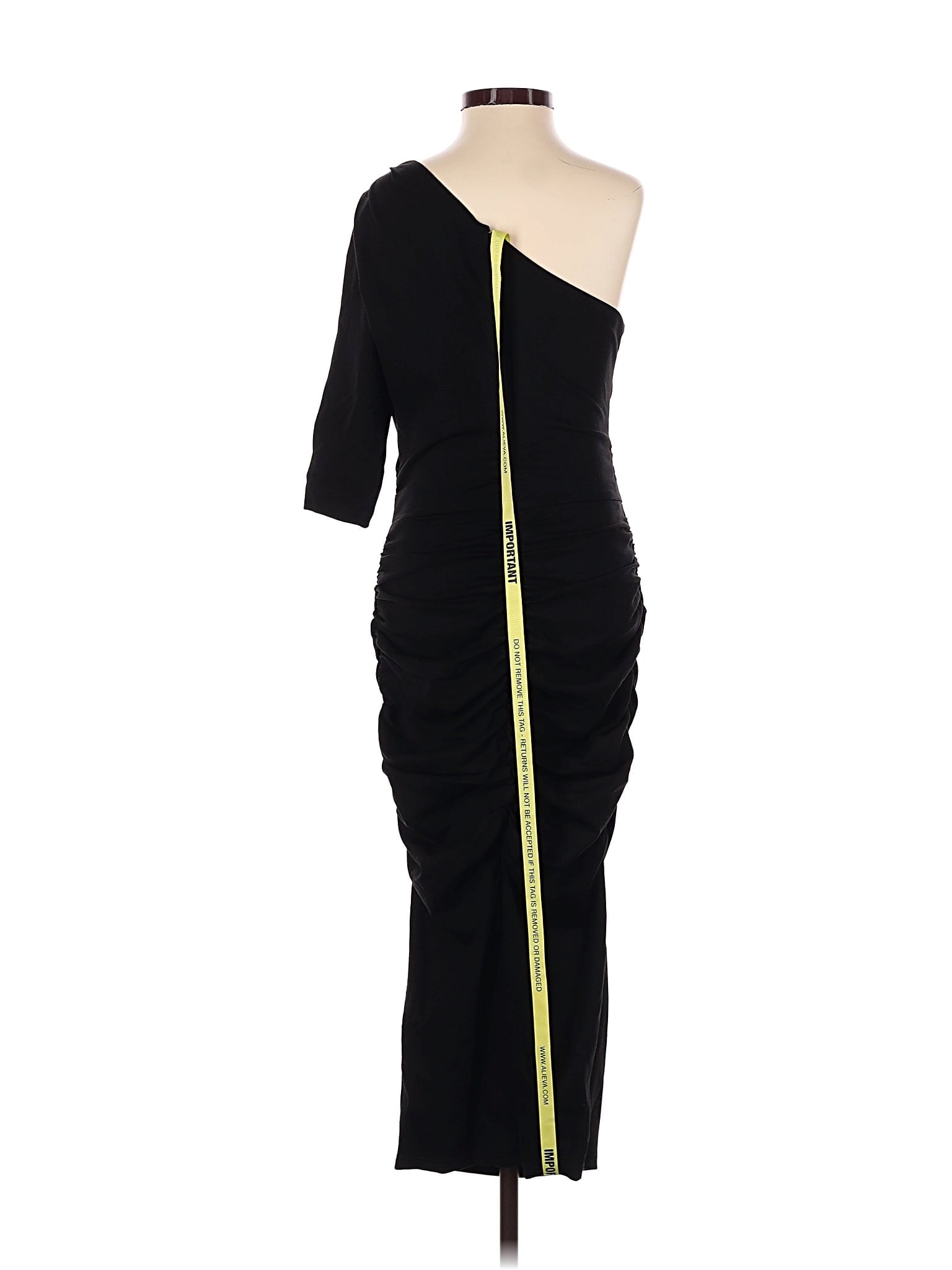 alieva black dress Alivia Gown In Stretch Crepe – Halston