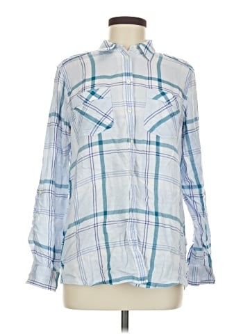 Express Long Sleeve Button-Down Shirt (view 1)