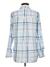 Express Plaid Blue Long Sleeve Button-Down Shirt Size M - photo 2