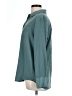 Nine West 100% Polyester Teal Long Sleeve Blouse Size L (petite) - photo 5