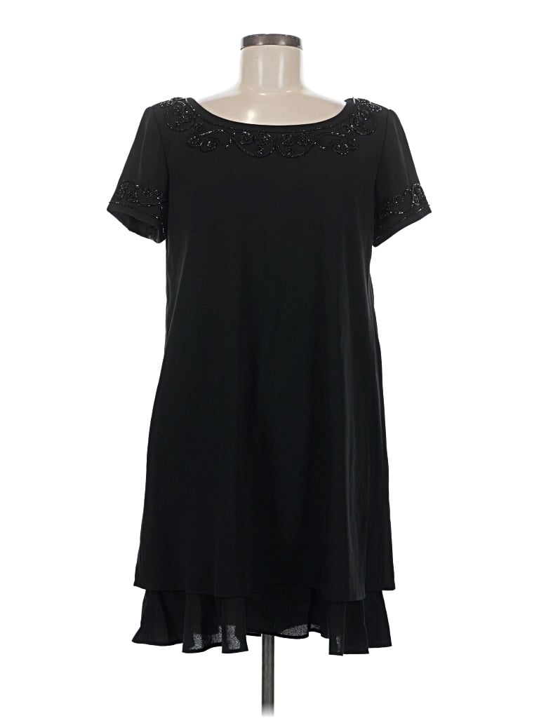Pre-owned Liz Claiborne Casual Dress In Black