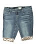 Mudd Animal Print Blue Denim Shorts Size 17 - photo 1
