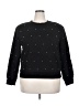 H&M 100% Cotton Stars Black Pullover Sweater Size S - photo 1