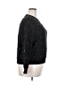 H&M 100% Cotton Stars Black Pullover Sweater Size S - photo 4