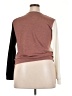 Crown of Heart's Color Block Brown Pullover Sweater Size XXL - photo 2