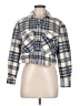 Zara Plaid Blue Jacket Size M - photo 1