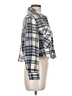 Zara Plaid Blue Jacket Size M - photo 4