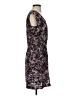 Mango 100% Polyester Print Blue Casual Dress Size XS - photo 4