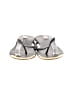 Dolce Vita Silver Black Flip Flops Size 5 - photo 2