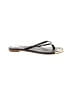 Dolce Vita Silver Black Flip Flops Size 5 - photo 1