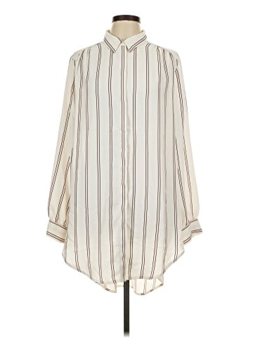 Express Long Sleeve Button-Down Shirt (view 1)