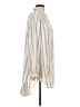 Express 100% Polyester Ivory Long Sleeve Button-Down Shirt Size XL - photo 4
