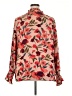 Unbranded Floral Red Long Sleeve Blouse Size 2X - photo 2
