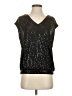 Grace Karin Black Short Sleeve Top Size S - photo 1