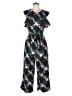 oasis Floral Blue Jumpsuit Size 8 - photo 1