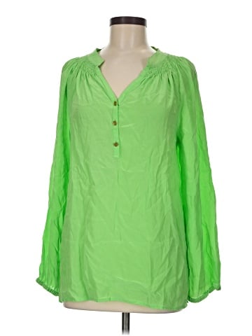 Lilly Pulitzer Long Sleeve Silk Top (view 1)