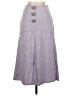 IORANE Solid Gray Casual Skirt Size XS - photo 1