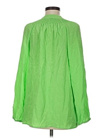 Lilly Pulitzer Long Sleeve Silk Top (view 2)