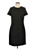 Calvin Klein Solid Black Casual Dress Size 10 - photo 1