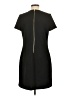 Calvin Klein Solid Black Casual Dress Size 10 - photo 2