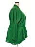 ELOQUII Green 3/4 Sleeve Blouse Size 20 - photo 4