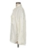 Gap 100% Rayon Stars Ivory Long Sleeve Button-Down Shirt Size M - photo 5