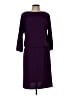 Talbots Solid Purple Casual Dress Size L - photo 1
