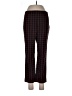 Elle Plaid Burgundy Casual Pants Size L - photo 1