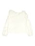 Zara Ivory Long Sleeve Blouse Size 11 - 12 - photo 2