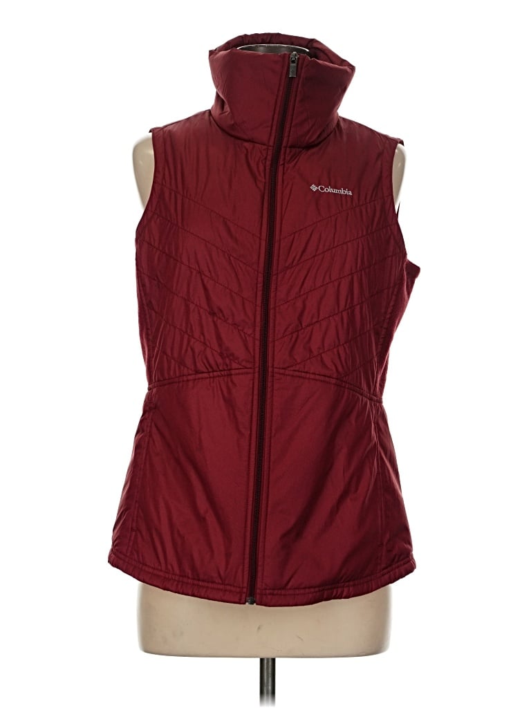 Pre-owned Columbia Vest In Red