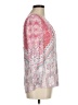 Crosby Pink 3/4 Sleeve Blouse Size M - photo 4
