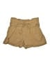 BCBGeneration 100% Lyocell Solid Tan Khaki Shorts Size M - photo 1