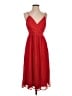Lulus 100% Polyester Red Cocktail Dress Size S - photo 1