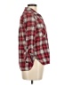 Forever 21 Plaid Red Long Sleeve Button-Down Shirt Size M - photo 4