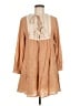 Zara 100% Polyester Tan Casual Dress Size M - photo 1