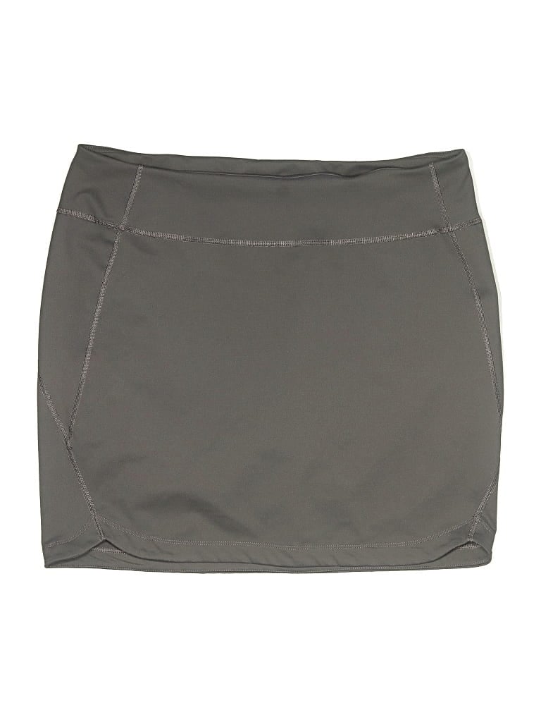 Pre-owned Columbia Casual Skirt In Gray