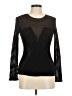 BCBGMAXAZRIA Black Long Sleeve Top Size M - photo 1